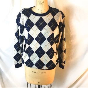 Vintage Argyle Sweater